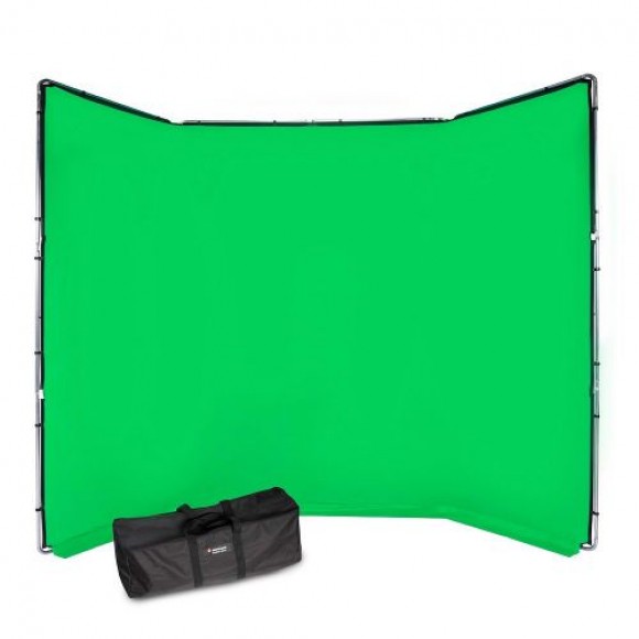 Manfrotto Chroma Key FX 4x2.9m Panoramic Background Kit (Green)